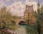 卡米耶 毕沙罗 : The Pavillion de Flore and the Pont Royal